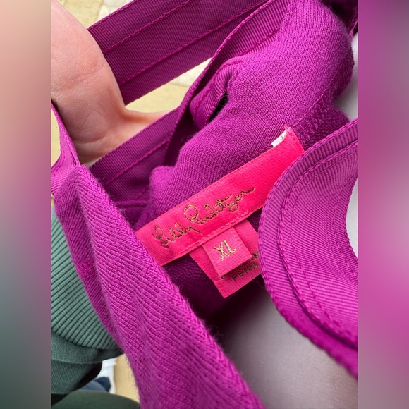 🌺Lilly Pulitzer Fuchsia Tunic - CrissCross Back - Picture 6 of 6